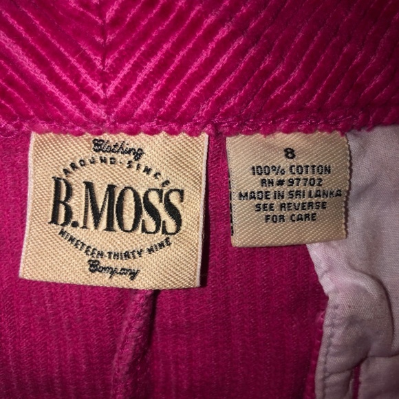 Last Minute Holiday Shopping sale Hot  Pink Corduroy B Moss skirt - Picture 4 of 5